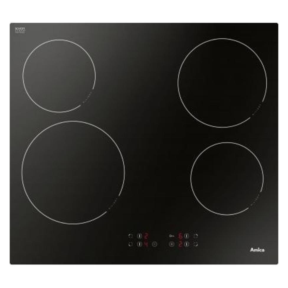 Amica PC6400ZH Kochfeld Integriert Keramik 4 Zone(n) (59.20 cm, Glaskeramik Kochfeld) (PC6400ZH)