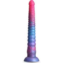NS Novelties, Dildo, colours stacked 12 inch dildo pink/blue