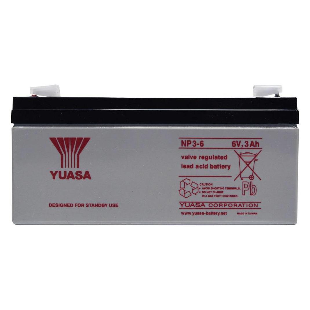 Yuasa Bleiakku 6 V 3 Ah NP3-6 NP3-6 (3000 mAh, 6 V) (NP3-6)