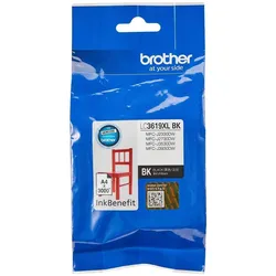 Brother, Druckerpatrone, LC3619XLBK - Schwarz - Original - Tintenpatrone (BK)