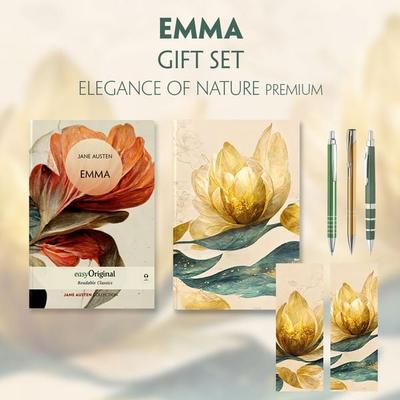 Emma (with audio-online) Readable Classics Geschenkset + Eleganz der Natur Schreibset Premium, Set von Jane Austen, EasyOriginal Verlag,