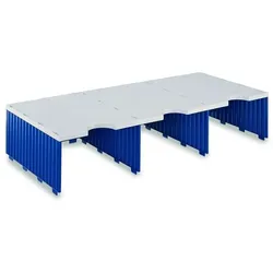 Styro Sortierstation »Styrodoc Jumbo Trio« blau