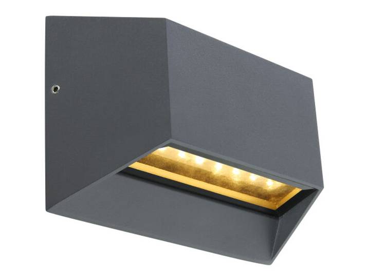 Globo Lighting Außenleuchte Aluminium Druckguss anthrazit, LED