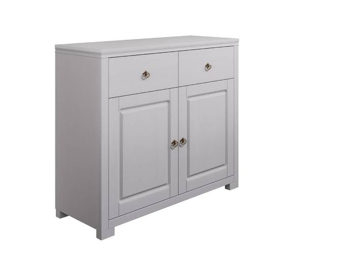 Kommode GOODPRODUCT Gotland , beige (natur), B:102cm H:89cm T:40cm, Massivholz, Sideboards, Kommode, aus massiver Kiefer, mit 2 Schubladen, FSC, Breite 102 cm