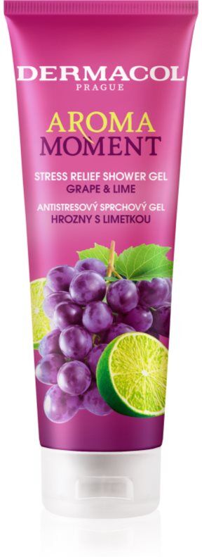 Dermacol Aroma Moment Grape & Lime stress relief shower gel 250 ml