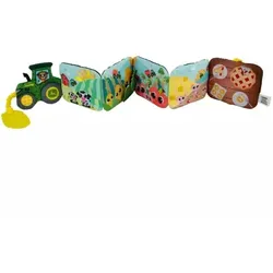 John Deere: Vom Bauernhof bis auf den Tisch – weiches Babyspielbuch, zweiseitig