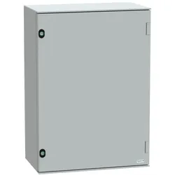 Schneider Electric NSYPLM75G PanelSeT PLM Polyestergehäuse - Wandmontage, einfache Tür, ohne MP H747xB536xT300mm IP66, IK10, RAL 7035
