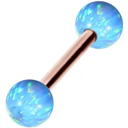 Chirurgenstahl Barbell SYNTHETISCHE OPALE