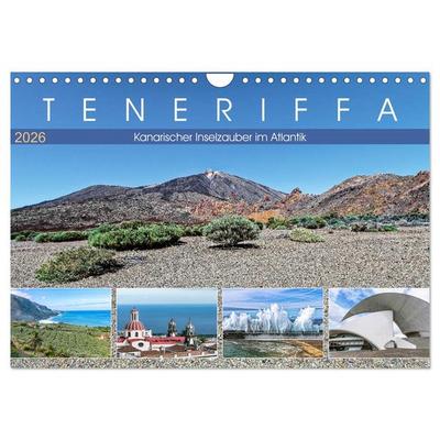 TENERIFFA Kanarischer Inselzauber im Atlantik (Wandkalender 2026 DIN A4 quer), CALVENDO Monatskalender