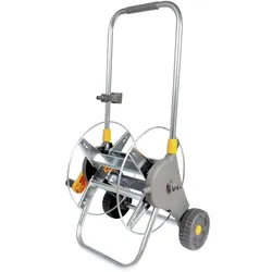 Hozelock, Gartenschlauch Aufbewahrung, 2437 Voorgemonteerde Metalen slangenwagen 60 m (60 m)
