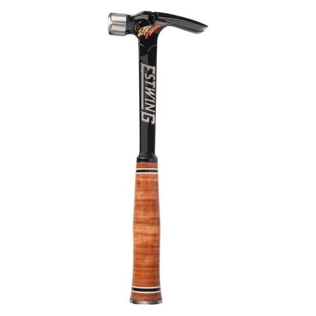 Estwing 02-4102E15SR Schalungshammer gerade Ledergriff 420 g (420 g) (E15SR)