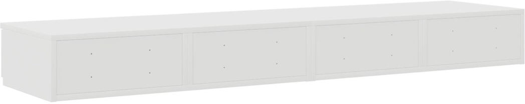 Ebern Designs Underbed Storage Drawers White 16.5cm H x 135cm L x 36.5 W cm