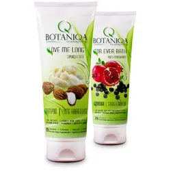 BOTANIQA LOVE ME LONG Cupuaçu & Shea Shampoo 250ml + BOTANIQA FOR EVER BATH Açaí & Pomegranate Conditioner Hundespülung 250ml