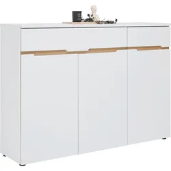 Sideboard Dallas Weiß/Eiche Artisan