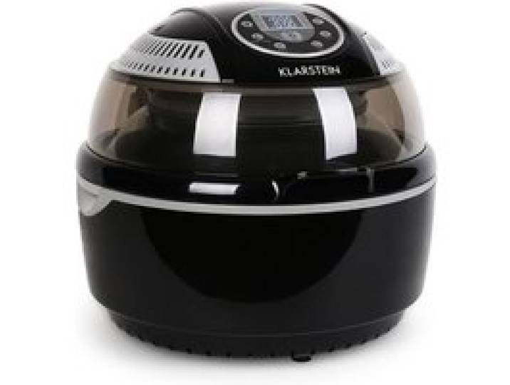 Klarstein VitAir Fryer Friteuse à air chaud cuisson sans huile 1400W -noir/gris