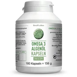 Omega-3 Algenöl Dha+epa Kapseln 180 St