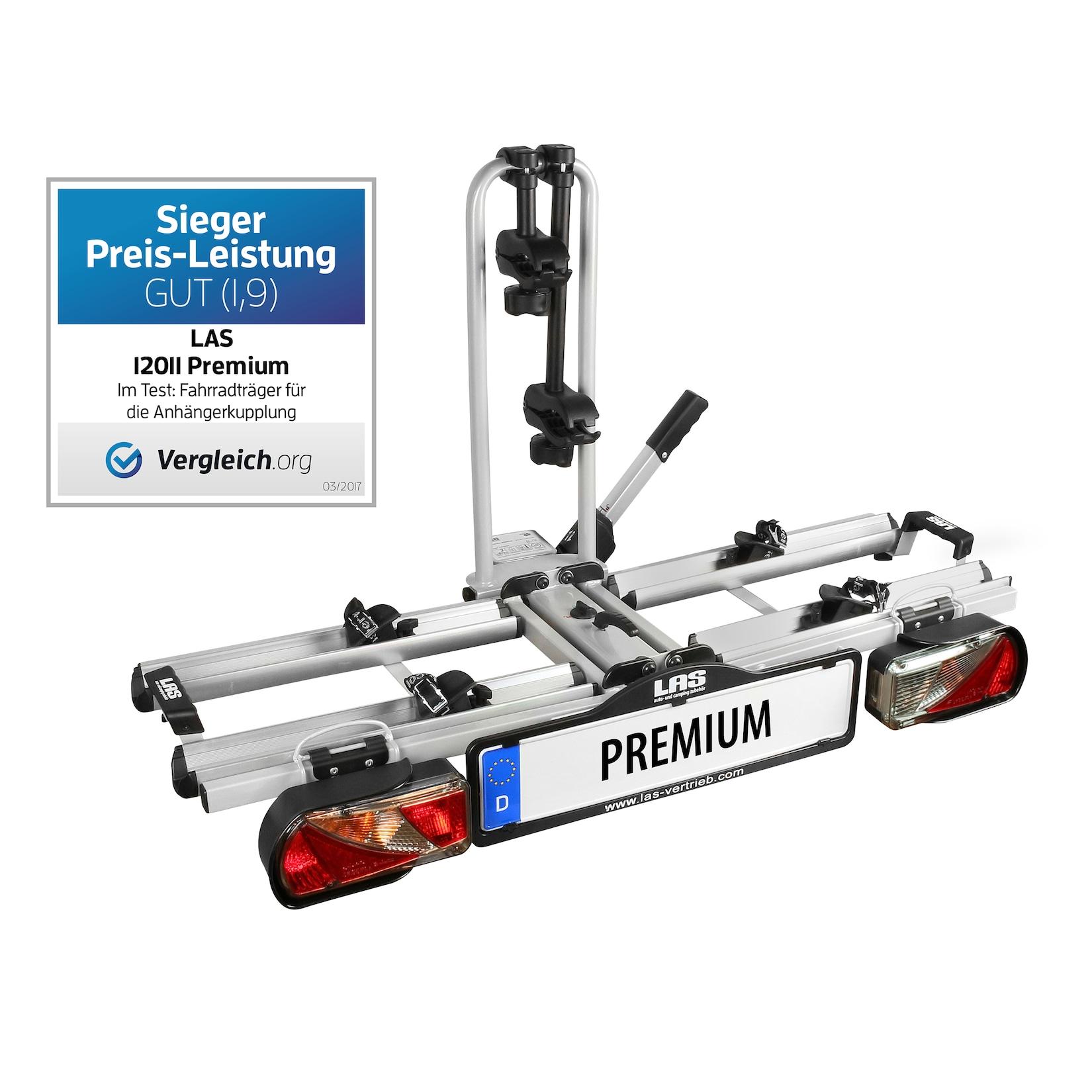 EUFAB Fahrradheckträger "PREMIUM" für Anhängerkupplung