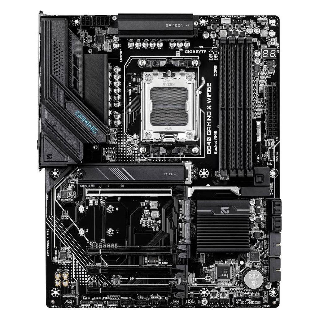 Gigabyte MB GBT AMD AM5 B840 Gaming X WFI6E (AM5, AMD B840, ATX) (B840 GAMING X WFI6E)
