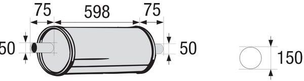 VEGAZ US-684 Keskiäänenvaimennin, yleismalli