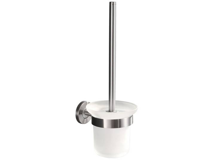 Wiesbaden 304 Toiletborstel met Houder - Mat Glas - RVS