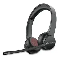 MediaRange MROS307 Kopfhörer & Headset Kabellos Kopfband Anrufe/Musik USB Typ-C Bluetooth Schwarz