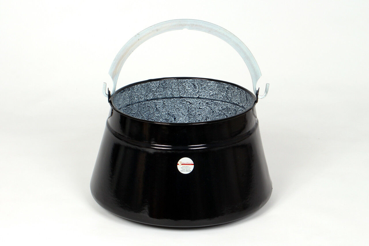 Su-Deco Gulaschkessel rustikal 30 Liter schwarz granit