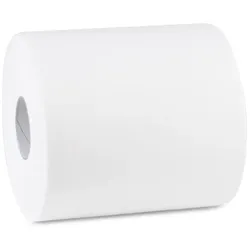 Plock GmbH 6 Handtuchrollen MIDI - Papierhandtuchrollen - 2-lagig - Innenabwicklung - weiß