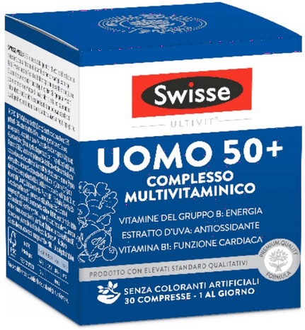Swisse Uomo 50+ Integratore Multivitaminico 30 Compresse