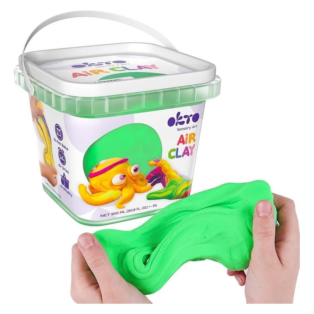 Memorysolution Set leichte Luftspielknete, grün, 910 ml (54617929)