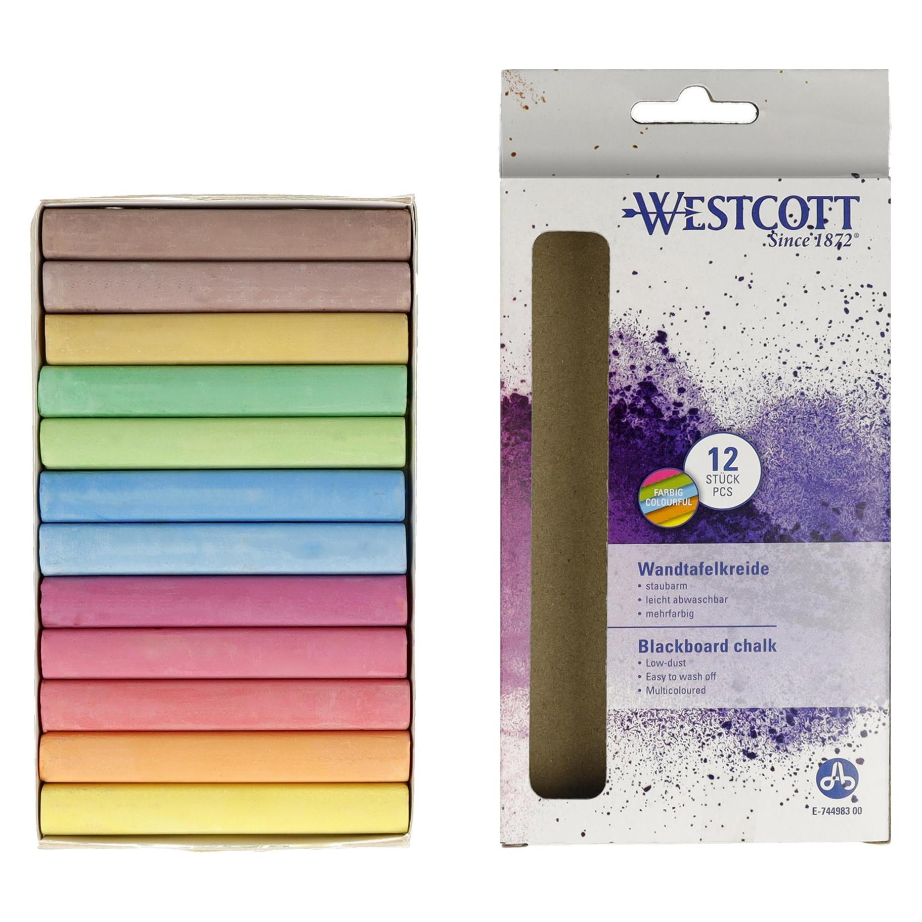 Westcott Kreide farbsortiert 12 St. (12x) (E-744983 00)