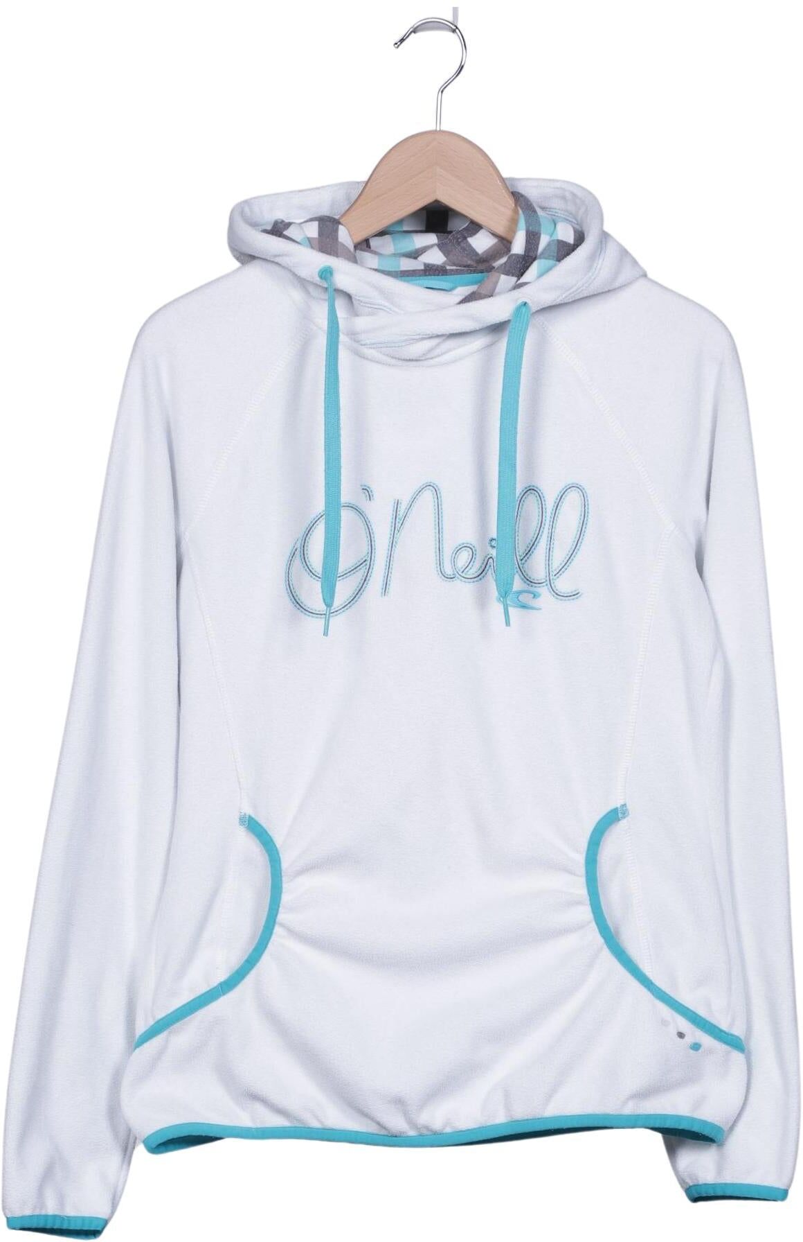 O Neill Damen Kapuzenpullover, Weiß, Gr. L, Synthetik - Second Hand
