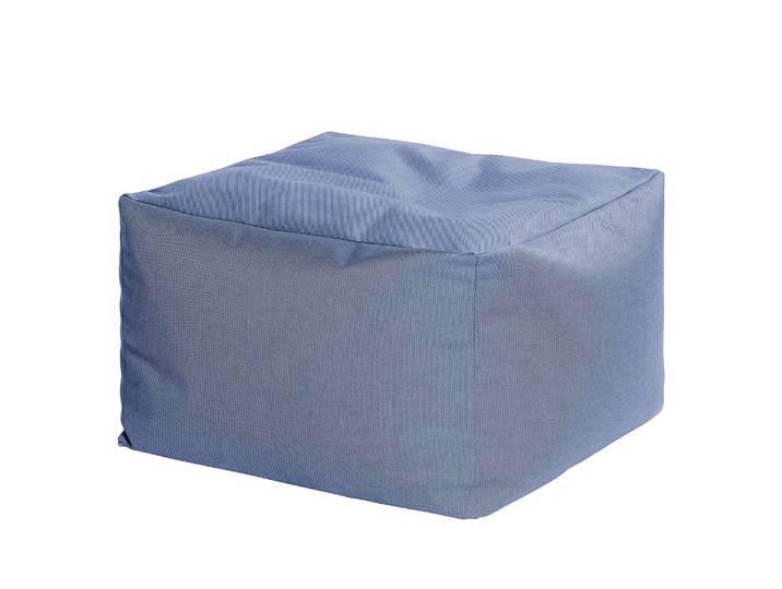 Pouf Loft Bezug: Polyacryl Füllung: EPS-Perlen Blau/Blau 70 x 40 x 70cm