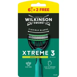 Einmal-Rasierer Wilkinson Xtreme 3 Sensitive (6+2 Stck.)#WLS W950148000#