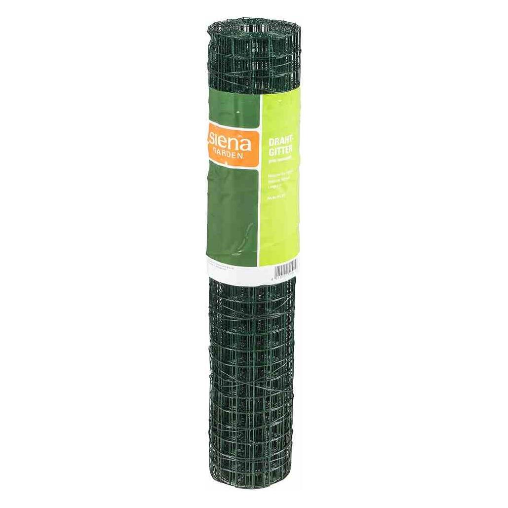 Siena Garden Drahtgitter 5 m, 1,10 mm stark, PVC, 1 Stück, grün, 371311 (371311)