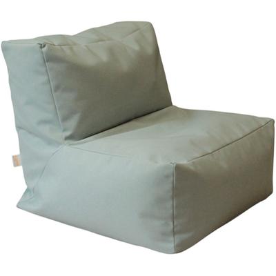 Sitzsack DEHLER "Luise Kids Outdoor", blau (hellblau meliert), Sitzsäcke, Kinder, B/H/T: 60cm x 60cm x 65cm, Polyester, Sitzsack, Made in Germany, B:60cm H:60cm T:65cm