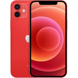 Apple iPhone 12 (64 GB, (PRODUCT)​RED, 6.10", SIM + eSIM, 5G), Smartphone, Rot