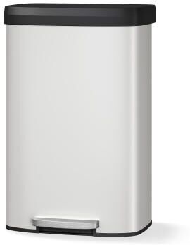 Garvee 21 Gallon (80L) Step-On Trash Can, Stainless Steel Rectangular Bin, Soft-Close Lid, Large Waste Container for Kitchen