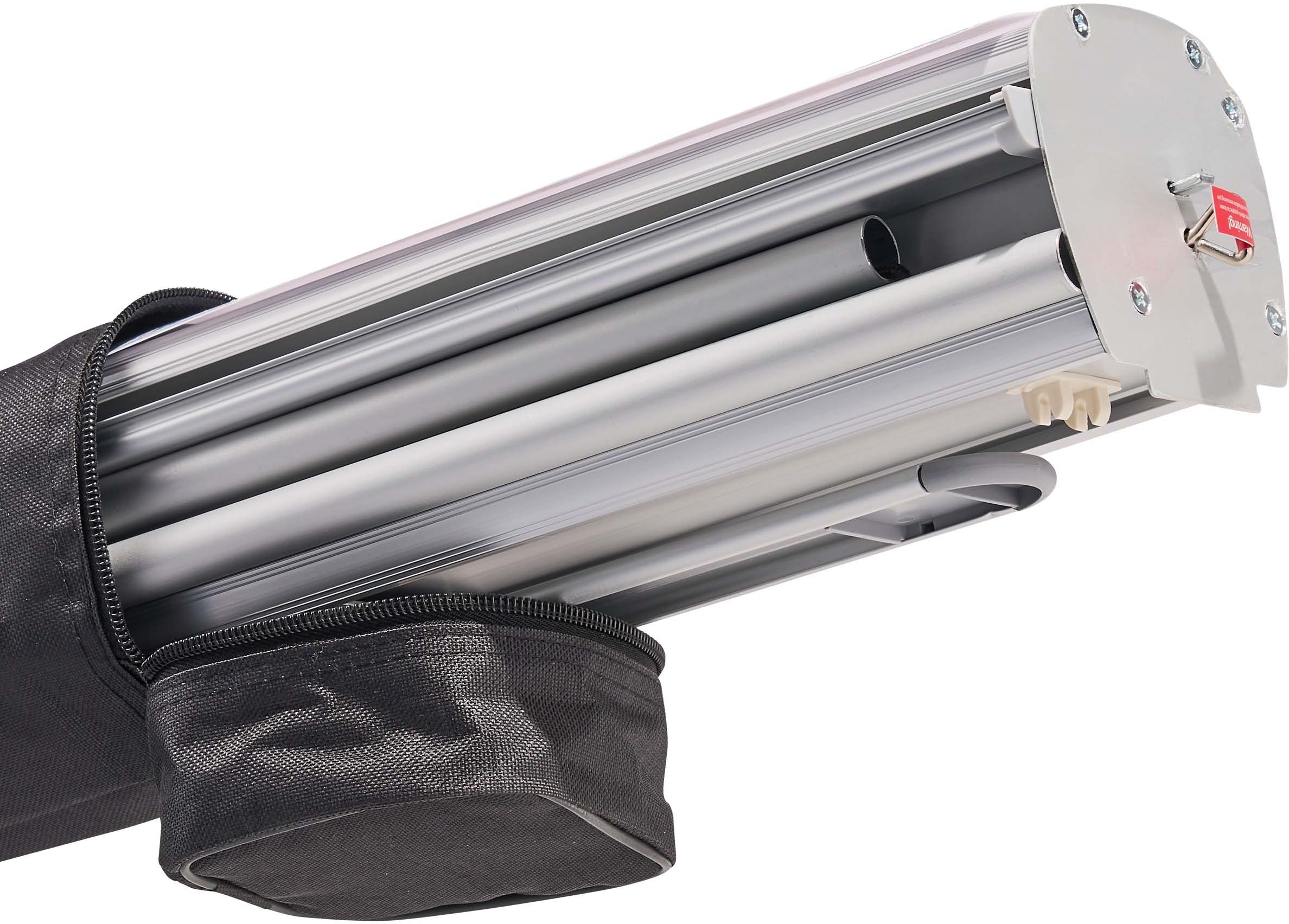SPRINTIS Roll Up Standard, sans impression, 200 x 85 cm   argent, aluminium