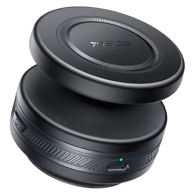 Yesido Electric Vacuum Cup Magsafe Phone Holder with Ball Head - Black (C224)
