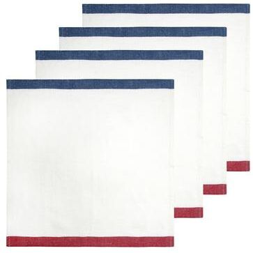 Caravan Paris White Napkins - Set of 4