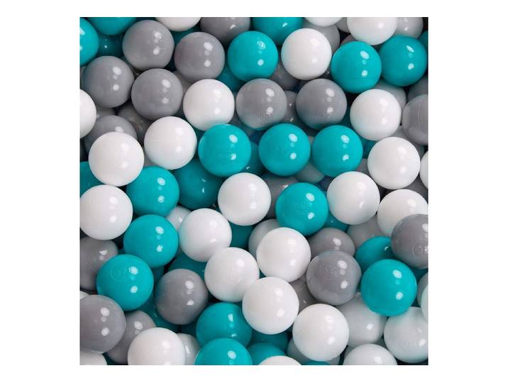 KiddyMoon Bällebad OK30D, (Bällepool mit bunten Bällen, 200-tlg), Bällepool mit bunten Bällen für Kleinkinder