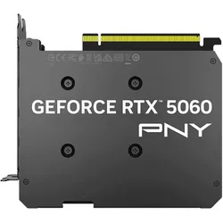 PNY RTX5060 Single Fan 8GB GDDR7 3xDP,1xHDMI (8 GB, GDDR7), Grafikkarte, Schwarz