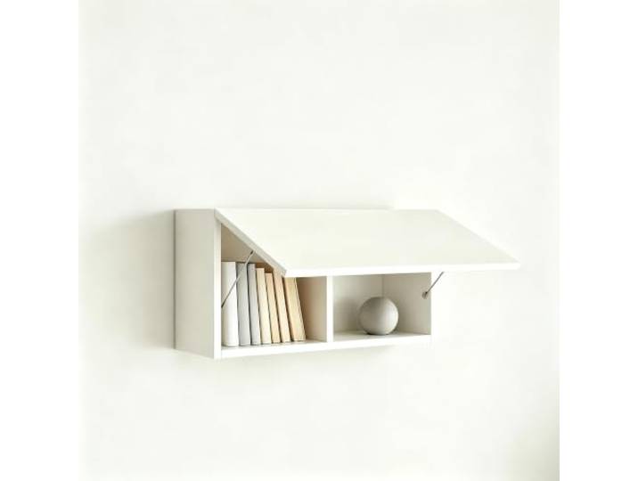 PEIVYRBCGA Wandschrank mit Tür Holz Aufbewahrung 4 Größen 60 80 100 120cm Wandschrank aus Holz für Badezimmer und Küche(A,120cm/in)