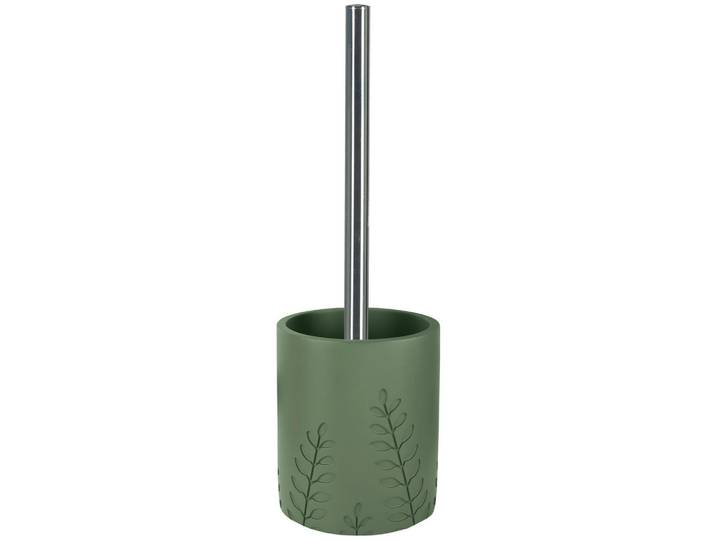 Kleine Wolke Wc-Bürstengarnitur, Grün, Metall, 10.6x39x10.6 cm, Bürstenkopf abnehmbar, Bürstenkopf austauschbar, Badezimmer, WC Ausstattung, WC Bürstengarnitur