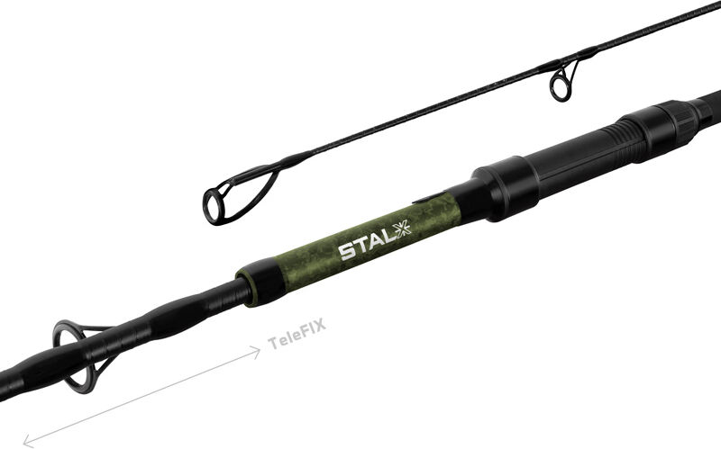 Canne carpe Delphin STALX 300cm/3.25lbs/TeleFIX Gray, Beige 300cm/3.25lbs/TeleFIX