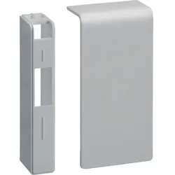 Hager SL200806D1 Endstück schnittkaschierend halogenfrei zu SL 20x80mm Dekor Aluminium