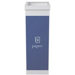 Paperflow Abfallbehälter weiß 60 L - für Papier weiß