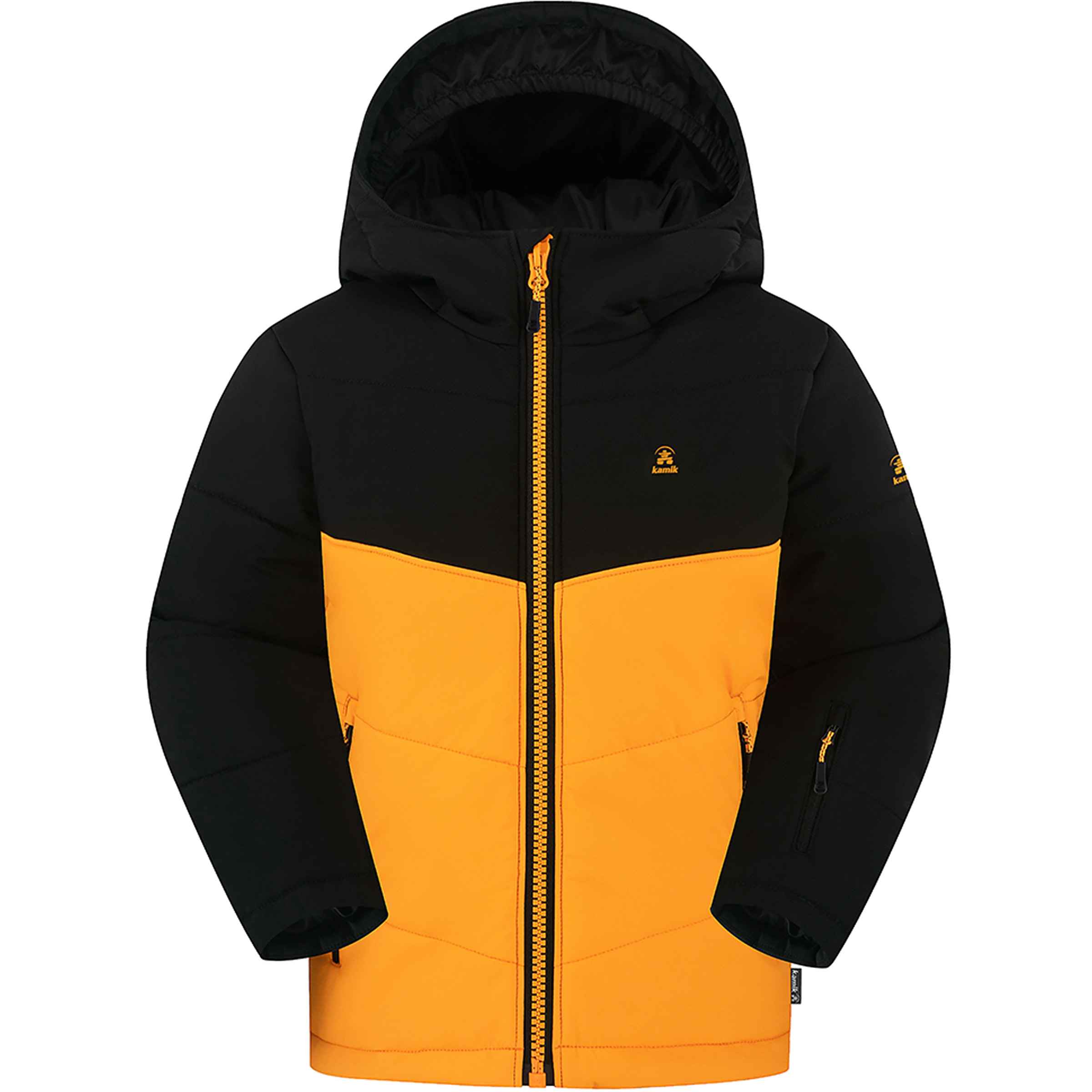 Kamik Winston Kinder Isolationsjacke schwarz Größe 122 Lifestyle | Skifahren Wasserdicht Wasserabweisend