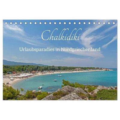 Chalkidiki - Urlaubsparadies in Nordgriechenland (Tischkalender 2026 DIN A5 quer), CALVENDO Monatskalender