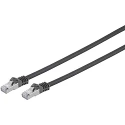 PUR Patchkabel Cat.7 S/FTP schwarz 1,0m